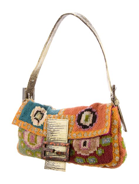 fendi baguette beaded bag|genuine Fendi baguette.